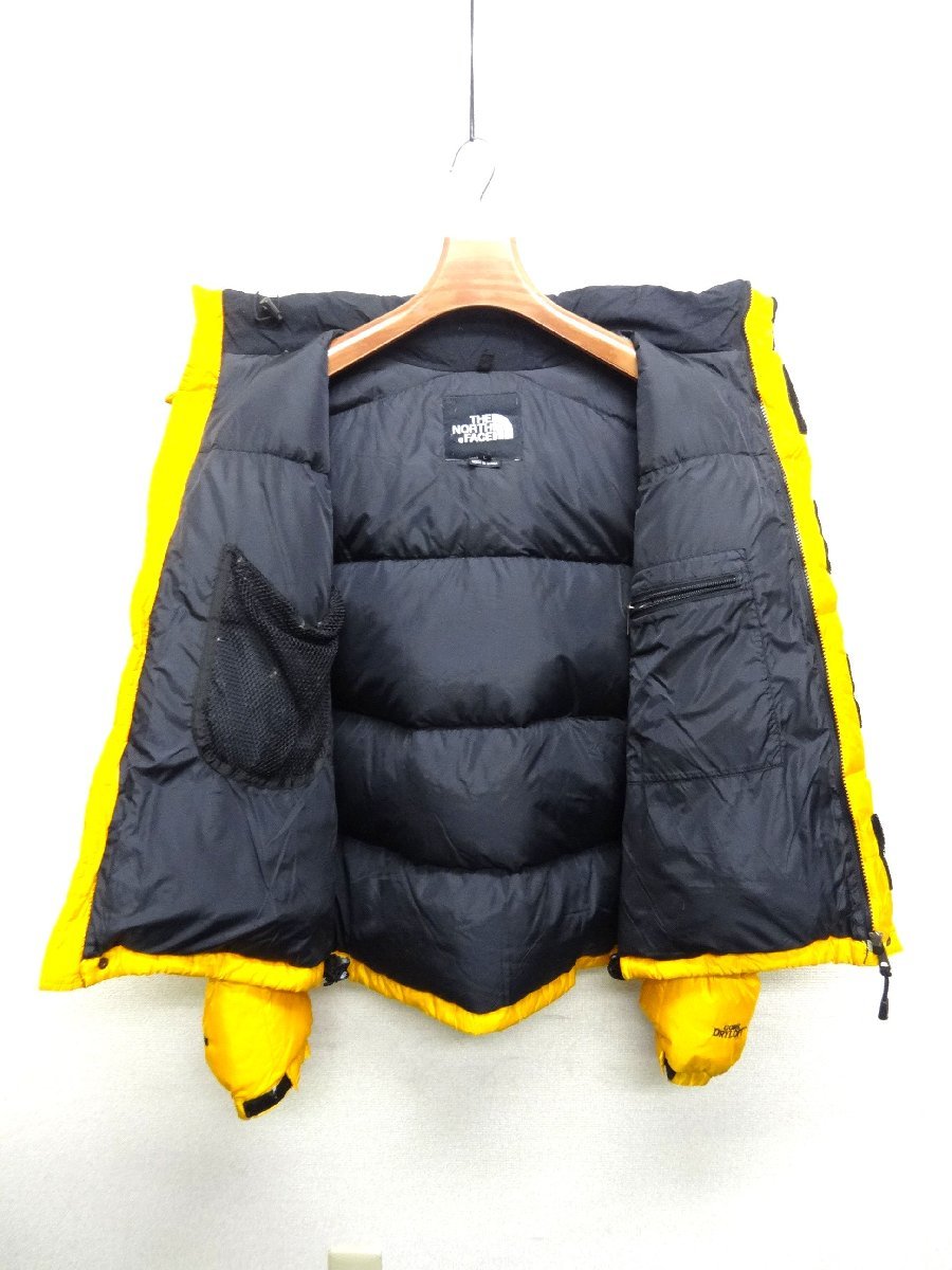 THE NORTH FACE ノースフェイス ゴアドライロフト バルトロ ダウンジャケット 700FP メンズ Lサイズ 正規品 イエロー D6247_画像3