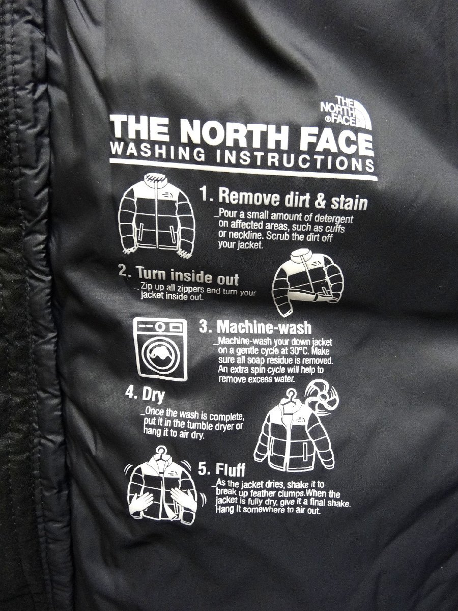 THE NORTH FACE ノースフェイス ドライベント ダウンコート ロング ダウンジャケット メンズ Sサイズ 正規品 ブラック D6271_画像7