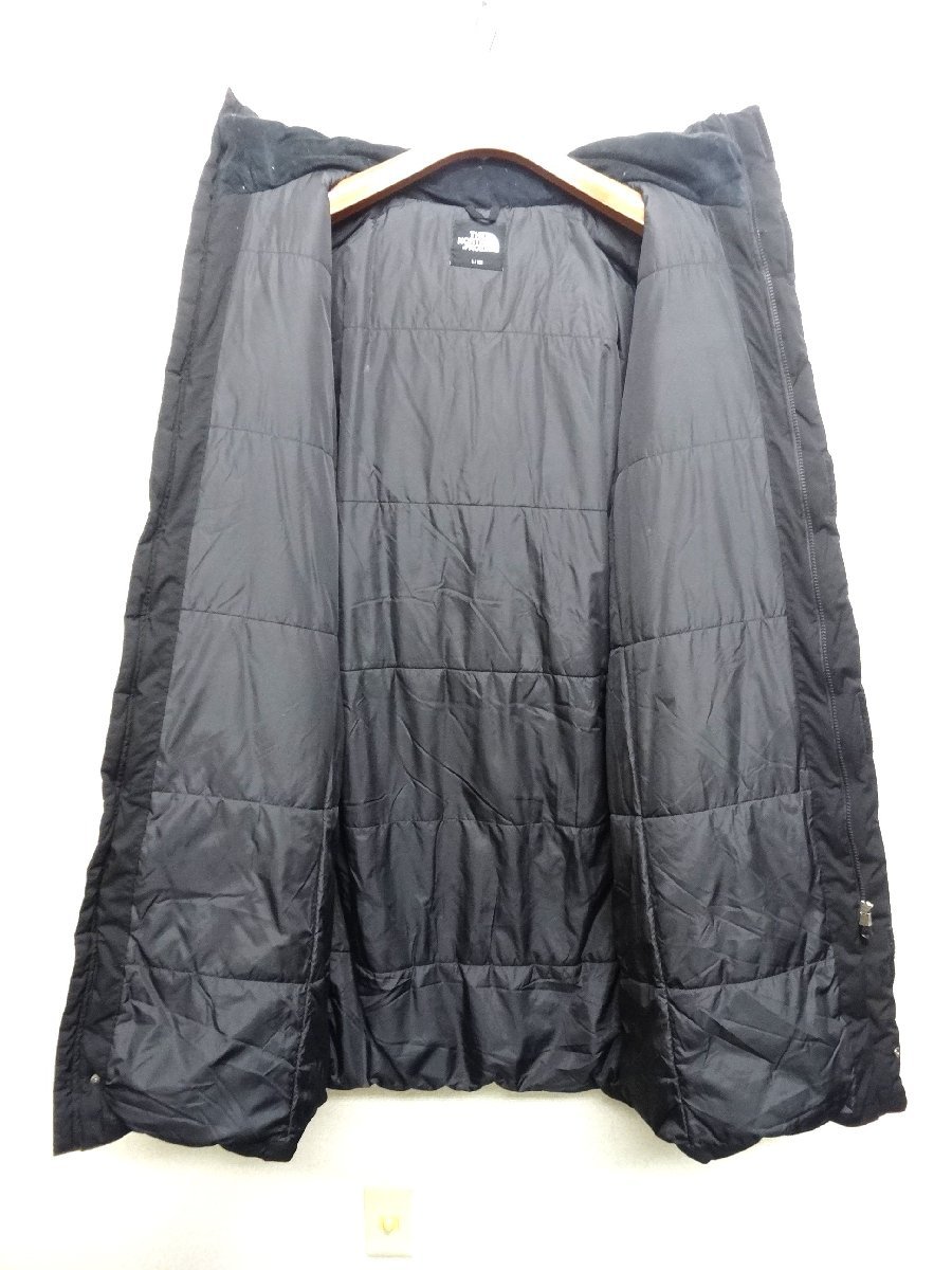 THE NORTH FACE ノースフェイス ドライベント ダウンコート ロング ダウンジャケット メンズ Lサイズ 正規品 ブラック D6348_画像3