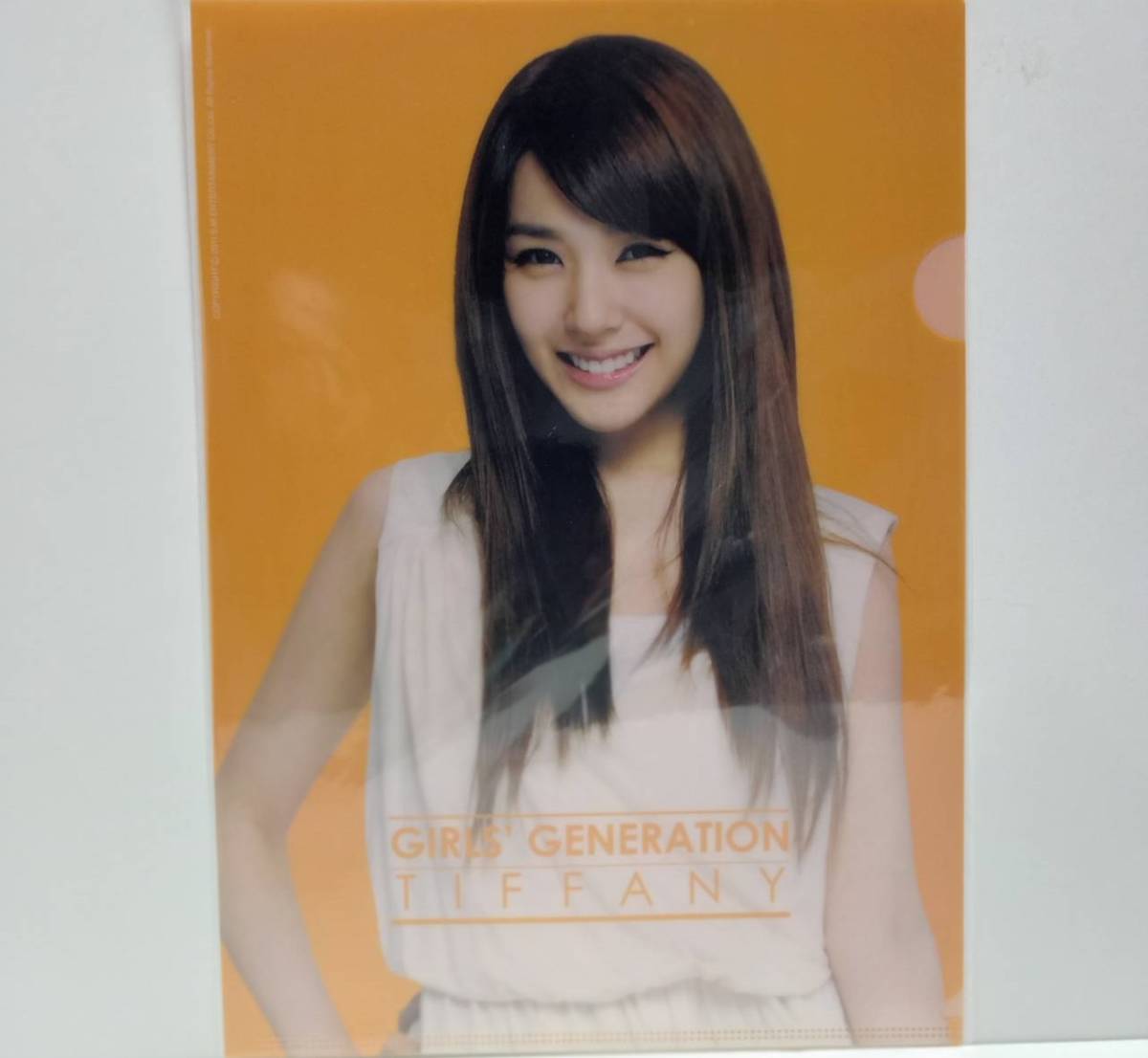 ♭即決【公式】SMT パリ 2011★クリアファイル★ティファニー　少女時代　SMTOWN LIVE WORLD TOUR　SNSD　Girls Generation　ライブグッズ_画像1