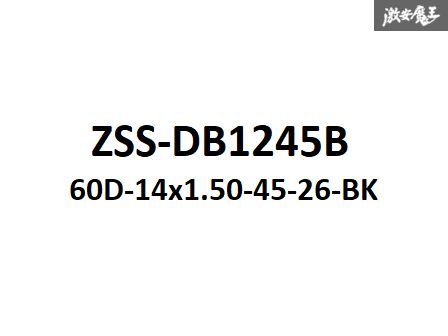 ☆Z.S.S. AP ロングボルト スペーサー用 テーパー座面 M14xP1.50 首下45mm HEX17 10本セット VW アウディ ベンツ ポルシェ ブラック ZSS_画像4