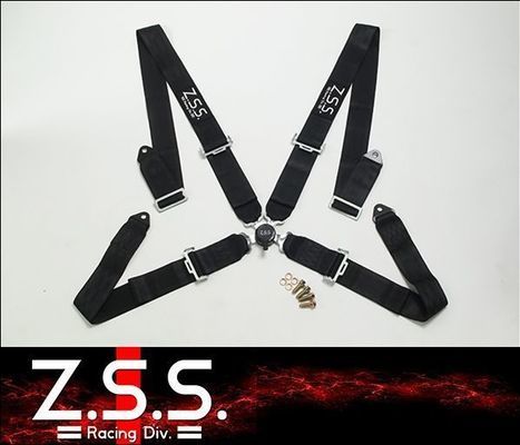 ☆Z.S.S. 4点式 シートベルト レーシングハーネス Racing Harness 3インチ 黒 カムロック 汎用 新品! 在庫あり! 即納! 在庫有り! ZSS -025_画像1