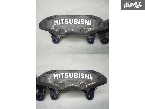 MITSUBISHI 三菱 純正 (スミトモ) Z15A GTO フロント 4POT ブレーキ キャリパー 左右 （削り加工有り）棚15-3_画像2