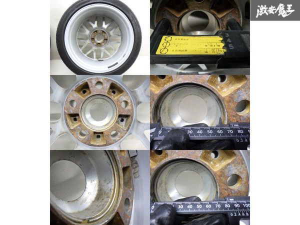 ●BBS RX209 18インチ 8.5J +10 PCD 120 5H MICHELIN PilotSport3 245/40ZR18 BMW 5シリーズ E39 E60 等に 棚W-3_画像8