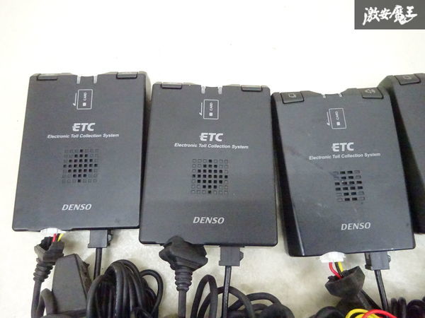 保証付 DENSO デンソー ETC 車載機 ５個セット 動作確認OK DIU-5200 DIU-9200 DIU-5300A DIU-5002 DIU-5001 即納 在庫有 棚I-10_画像2