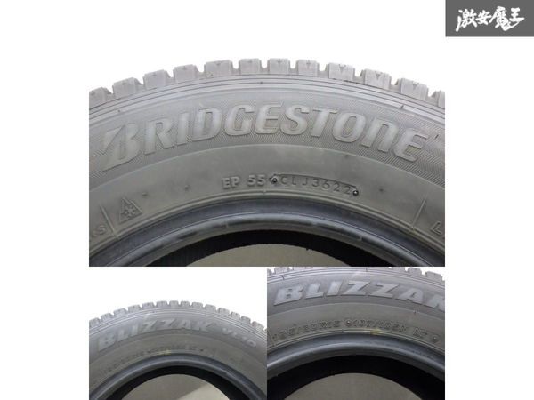 ●売り切り BRIDGESTONE ブリヂストン BS BLIZZAK ブリザック VL10 195/80R15 107/105L LT 2022年製 2本のみ ハイエース キャラバン 棚T-5_画像2