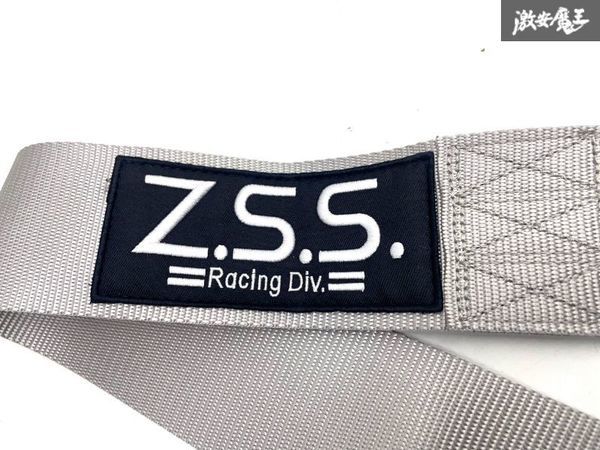 ☆Z.S.S. Racing Harness レーシングハーネス 5点式 シートベルト 3インチ シルバー 銀 カムロック 汎用 新品! 在庫有り! 即納! ZSS_画像2