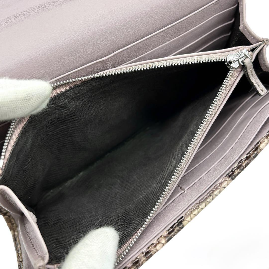 美品 】GUCCI グッチ GGスパークリング 長財布 パイソン 美品 】GUCCI グッチ GGスパークリング 長財布 パイソン