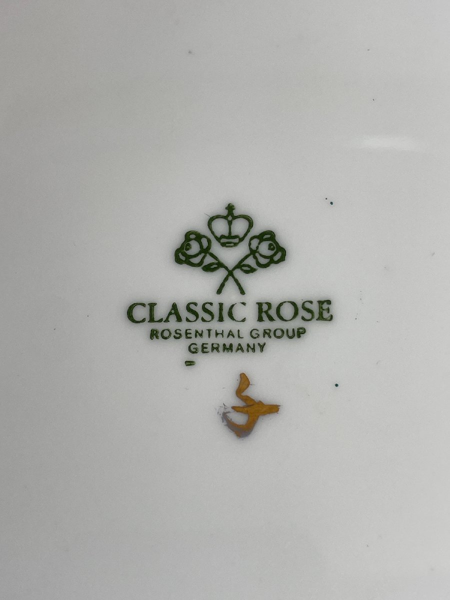 【長期保管品】ローゼンタール クラシックローズ CLASSIC ROSE GERMANY 大皿 金彩 洋食器_画像9