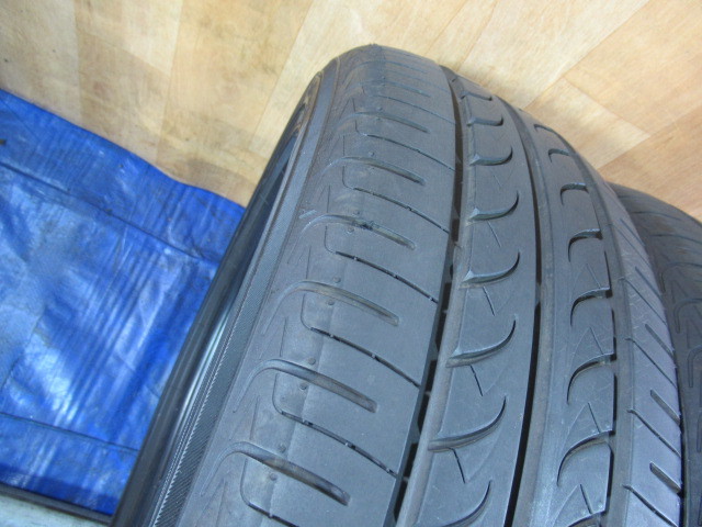 激安即決！エア漏れ点検済み！バリ溝9分山！YOKOHAMA BluEarth AE01 185/55R15 82V 2022年製！ 中古2本セット！T007948_画像5