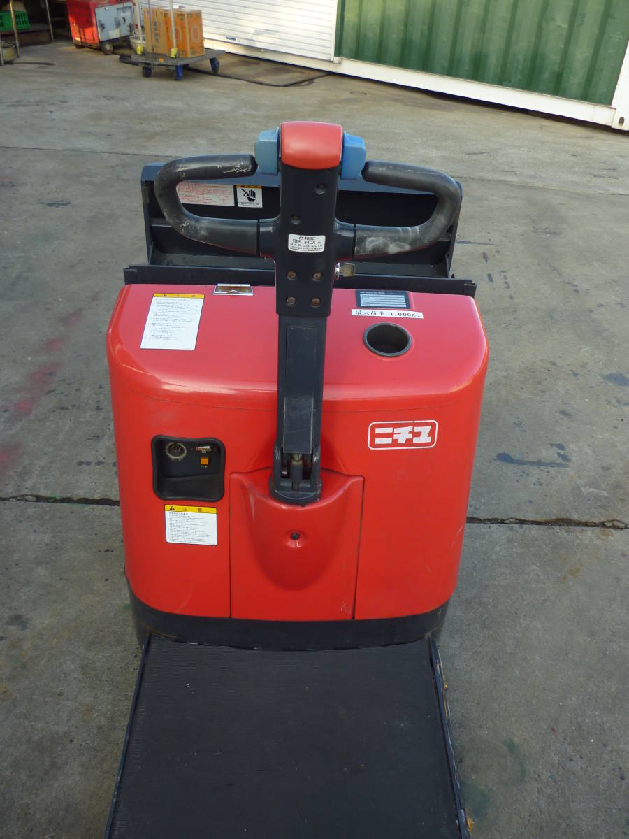  Nichiyu Battery Forklift handle Drifter Palette home use power supply charge oK maximum load 1000. electrification. real movement has confirmed construction tool construction site 