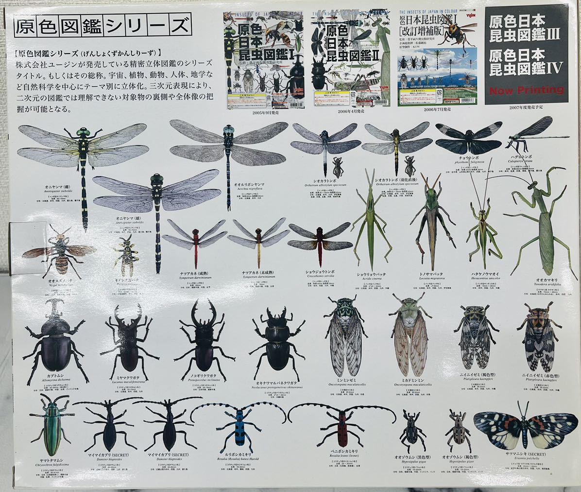 YUJIN 原色日本昆虫図鑑II 全12種 フルコンプ 未開封その他 