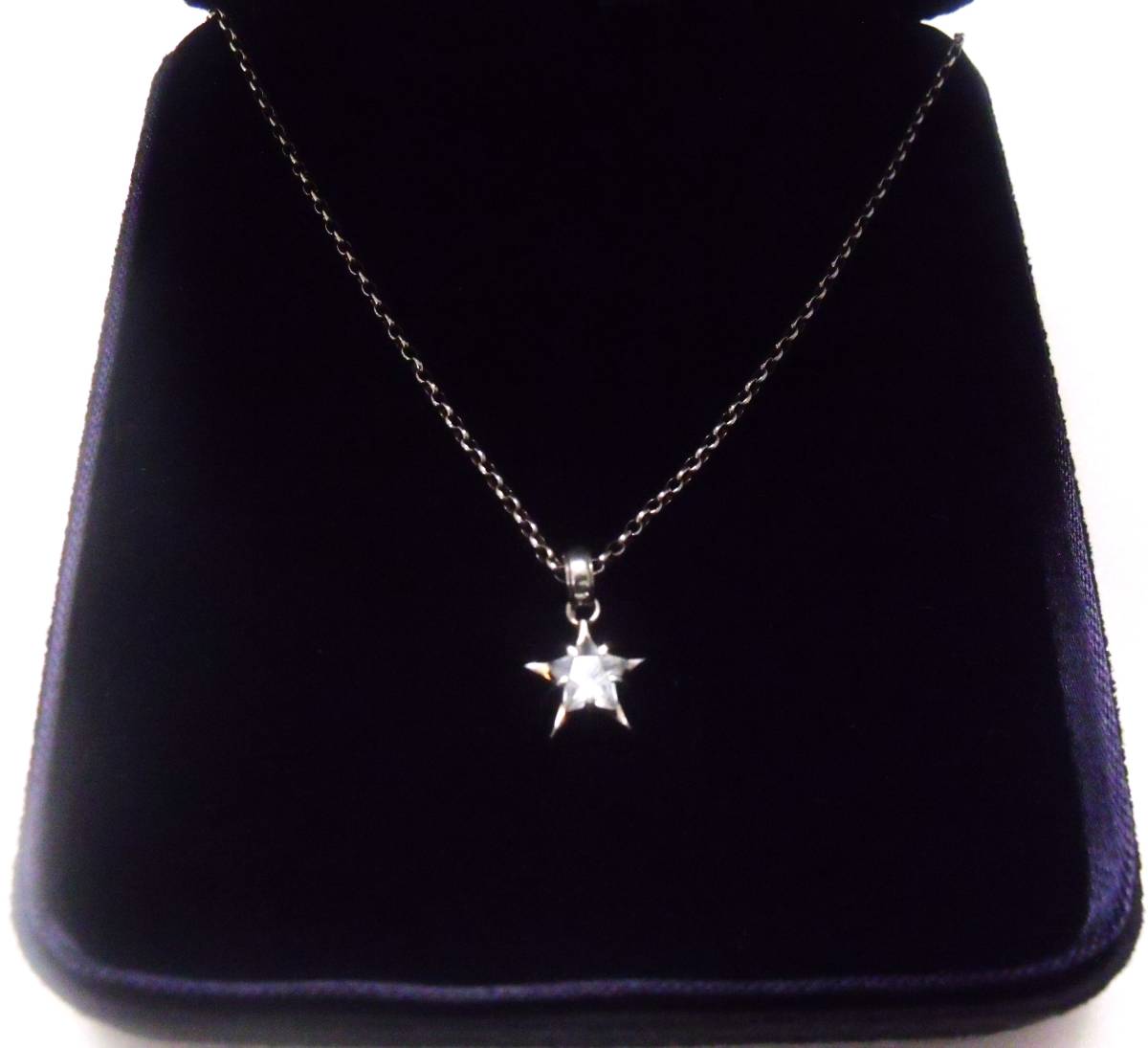 スタージュエリーSTAR JEWELRY ネックレス2点セット 星＆ハート シルバー925　　重さ約10g　長期保管品_画像6