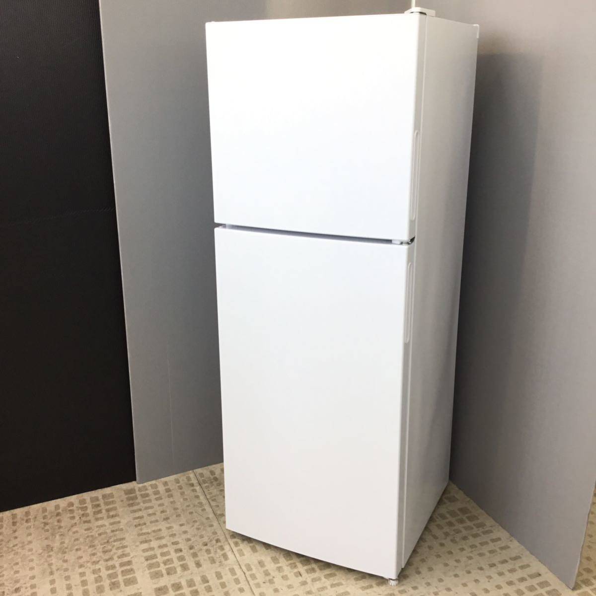 MAXZEN マクスゼン 2021年製 2ドア 138L 冷凍冷蔵庫 JR138ML01WH ホワイト S/N00295 ◎HJ10_画像1