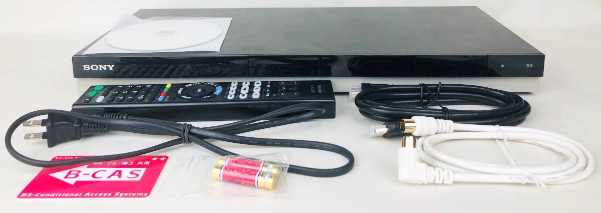 完動品 美品 ソニー SONY 1TB 2チューナー ブルーレイレコーダー 2番組同時録画 Wi-Fi内蔵 BDZ-ZW1000 貴重 レア ヴィンテージ の画像1
