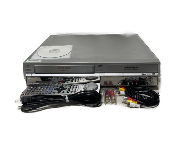 完動品 美品 パナソニック 160GB DVDレコーダー VHSビデオ一体型 DIGA DMR-E250V-S 貴重 レア ヴィンテージ