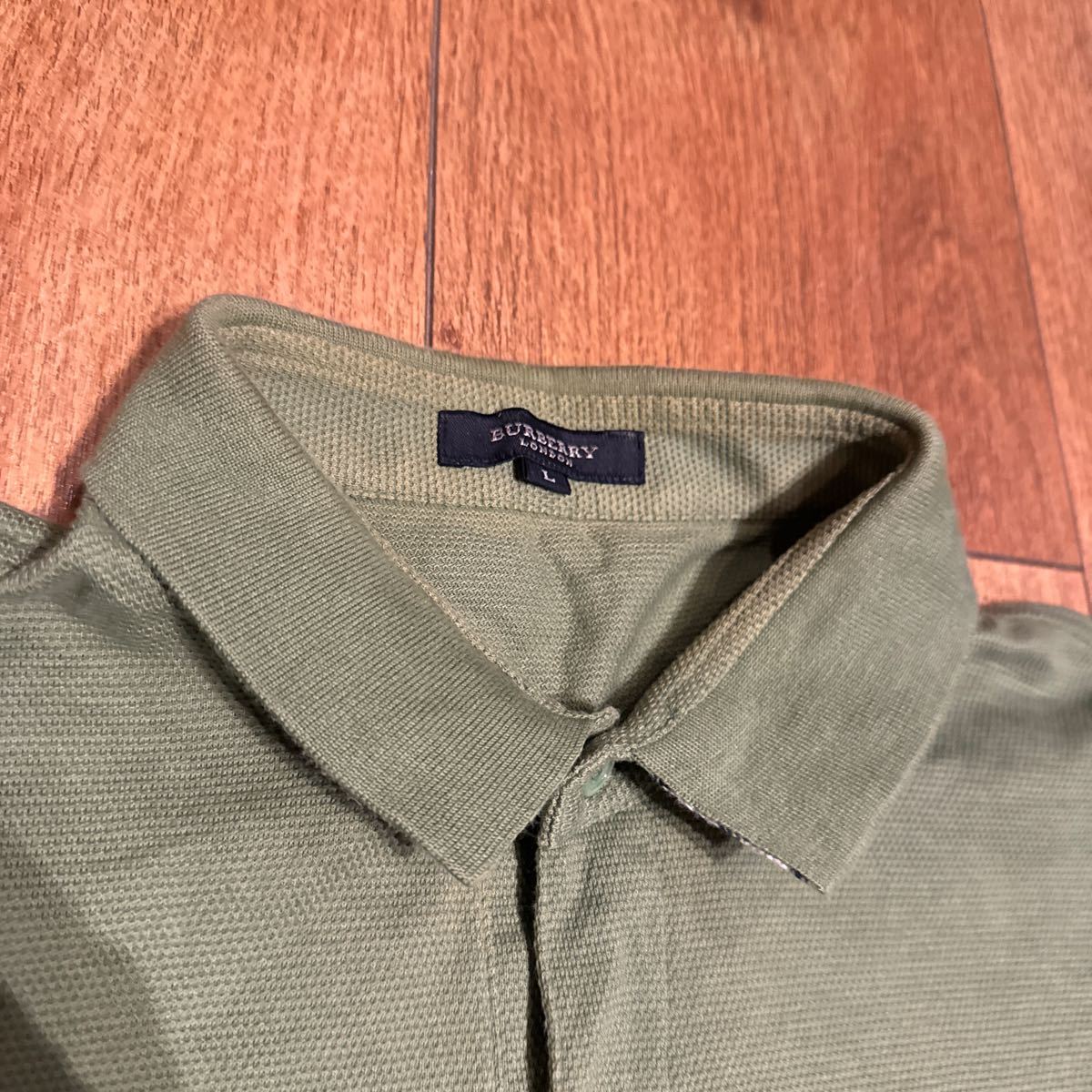 BURBERRY 半袖ポロシャツ SIZE L_画像4