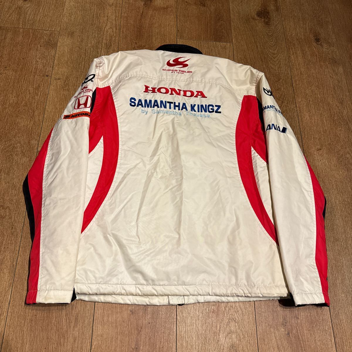 SUPER AGURI BRIDGESTONE ナイロンジャケット　SIZE L ブリヂストン HONDA SAMANTHA KINGZ by samantha Thavasa スーパーアグリ_画像8