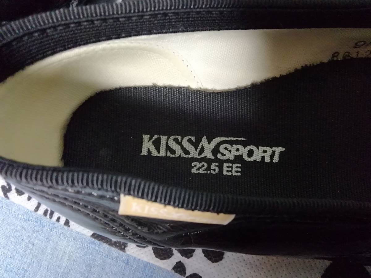 ★★『KISSA SPORT』キサスポーツ《パテント素材・フラットシューズ》サイズ22.5㎝　☆美品☆ ★★_画像5