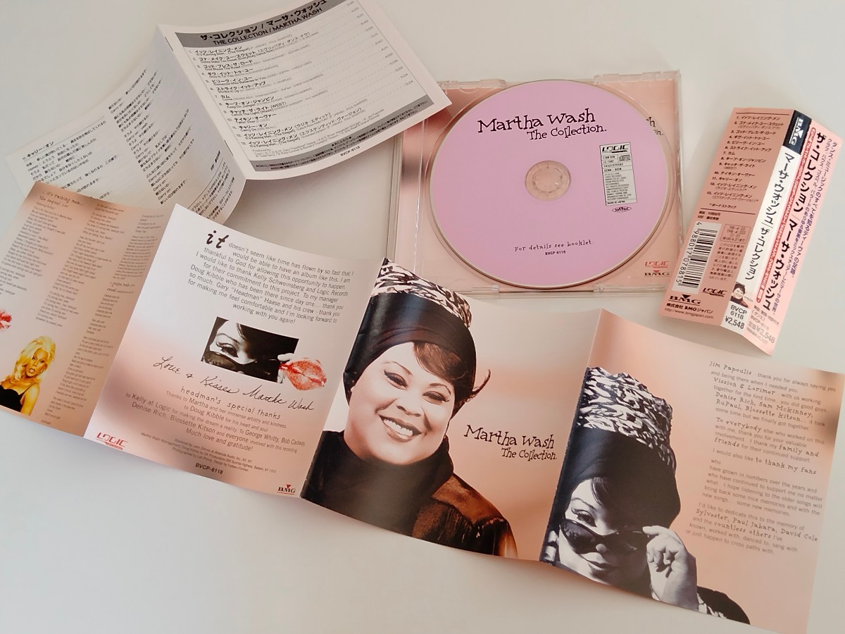マーサ・ウォッシュ Martha Wash / The Collection 日本盤帯付CD BMG BVCP6118 98年盤,ボートラ追加,Everybody Dance Now,Keep On Jumpin'_画像3