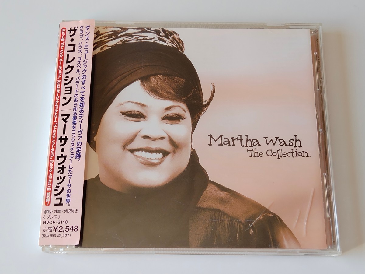 マーサ・ウォッシュ Martha Wash / The Collection 日本盤帯付CD BMG BVCP6118 98年盤,ボートラ追加,Everybody Dance Now,Keep On Jumpin'_画像1