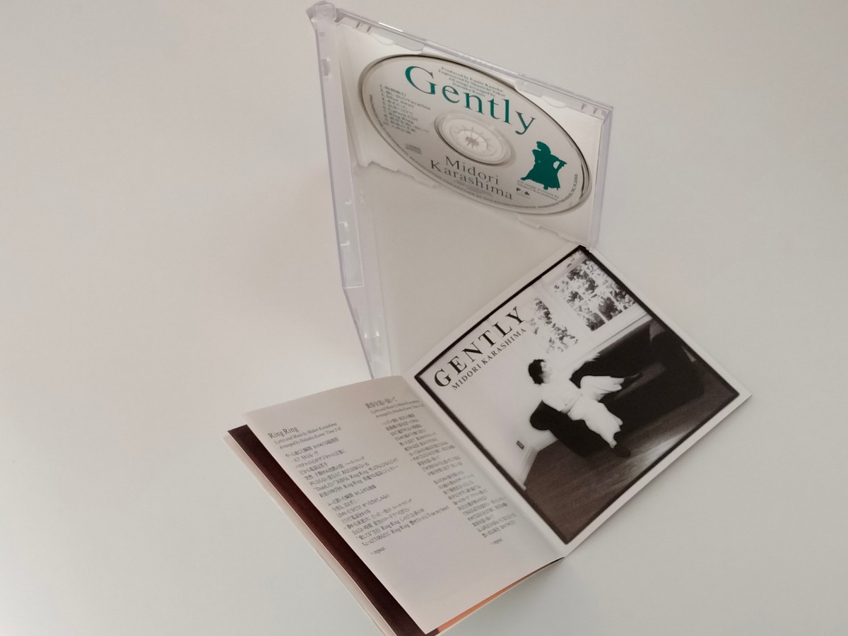 【極美品/帯定着維持/CSR刻印初回盤】辛島美登里 / Gently CD ファンハウス 00FD-7113 89年1st,ミリちゃん,時間旅行,松原正樹,仙波清彦,の画像5