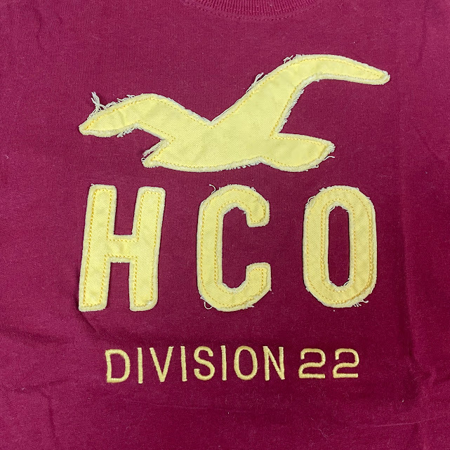 ★Hollister HCO Division 22 Tシャツ ユニセックス Mサイズ レッド ホリスター_画像2