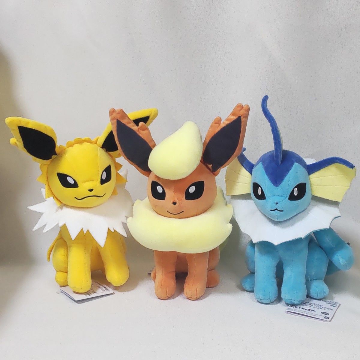 3種セット ポケットモンスター もふぐっとぬいぐるみ イーブイフレンズ サンダース ブースター シャワーズ ポケモン