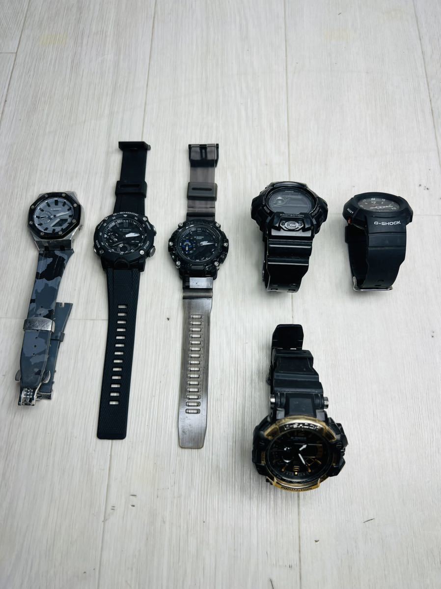 CASIO カシオ G-SHOCK GPW-1000 GA-2110ET 2200sklなど　電池電波ソーラーメンズ腕時計 計6点セットまとめて　動作未確認【ジャンク】_画像1