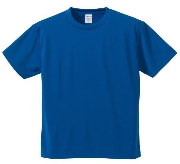 Tシャツ S ターコイズブルー ドライ 吸水 速乾 ポリ100 無地 半袖 ドライ素材 無地T 着用画像あり A557 ブルー ライトブルー 水色_画像5