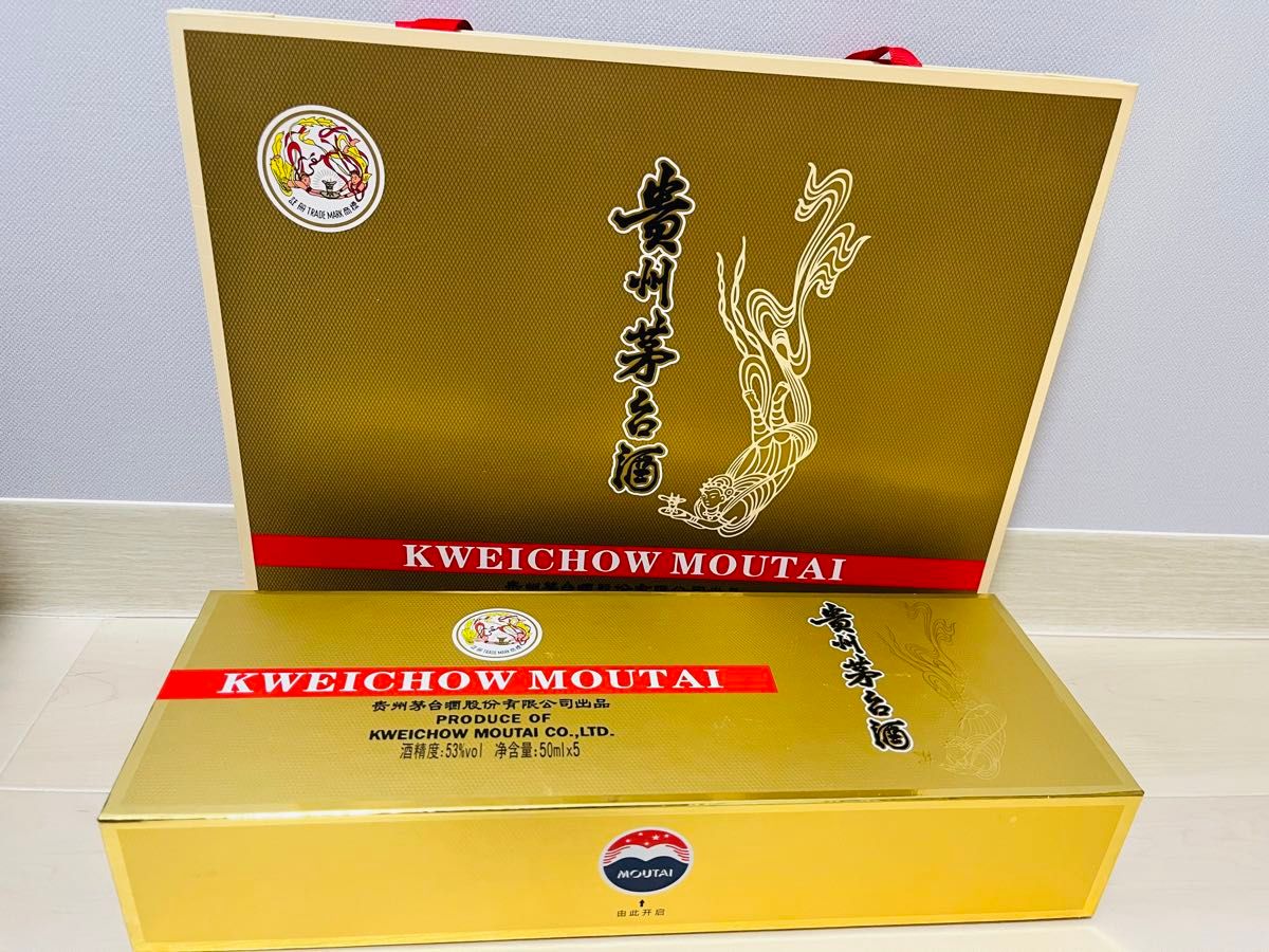 マオタイ 50ml×5本入り 最高級 中国酒 貴州 茅台酒 天女ラベル マオタイ 50ml×5本入り 最高級 中国酒 貴州 茅台酒 天女ラベル