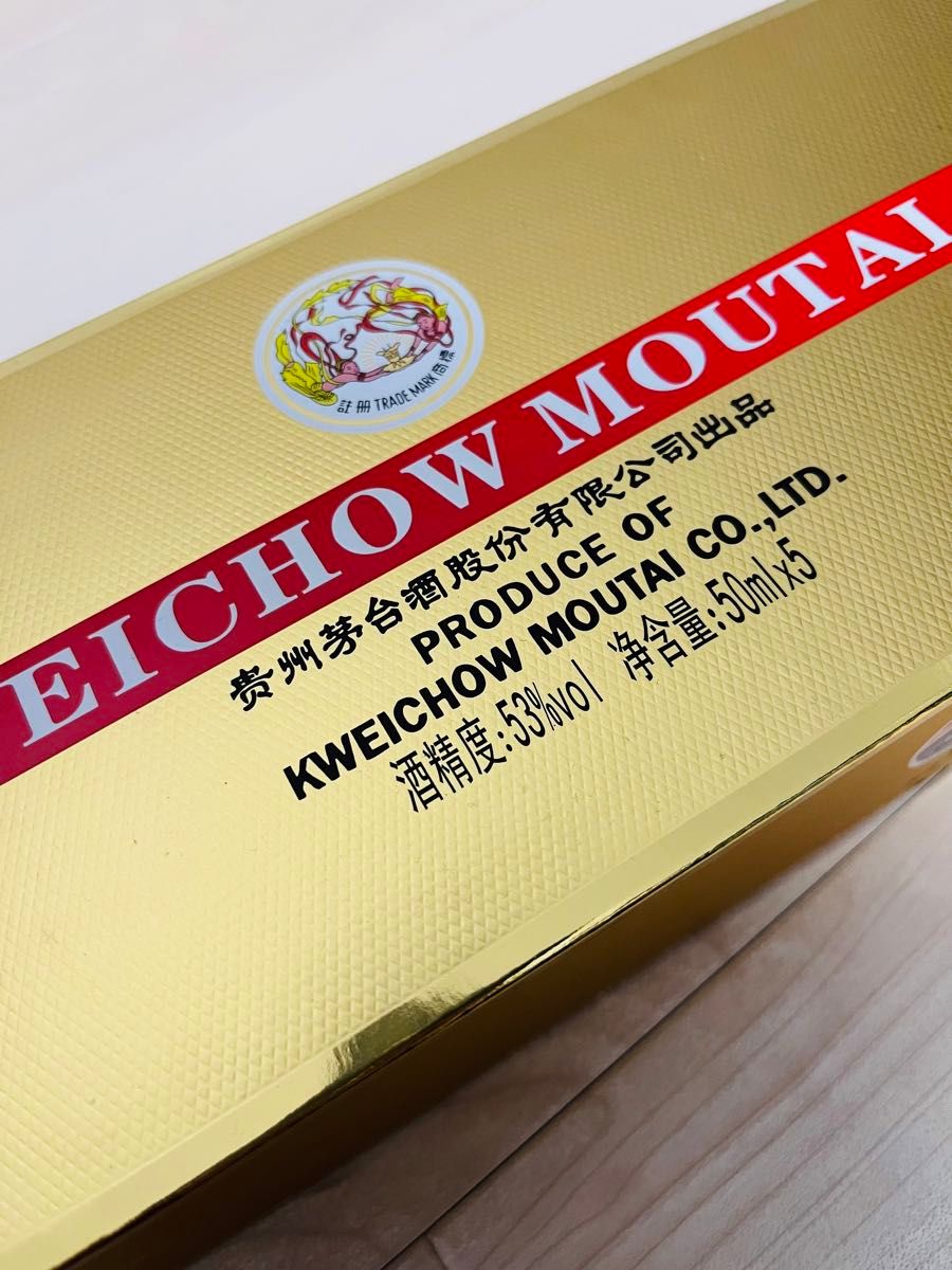マオタイ 50ml×5本入り 最高級 中国酒 貴州 茅台酒 天女ラベル マオタイ 50ml×5本入り 最高級 中国酒 貴州 茅台酒 天女ラベル
