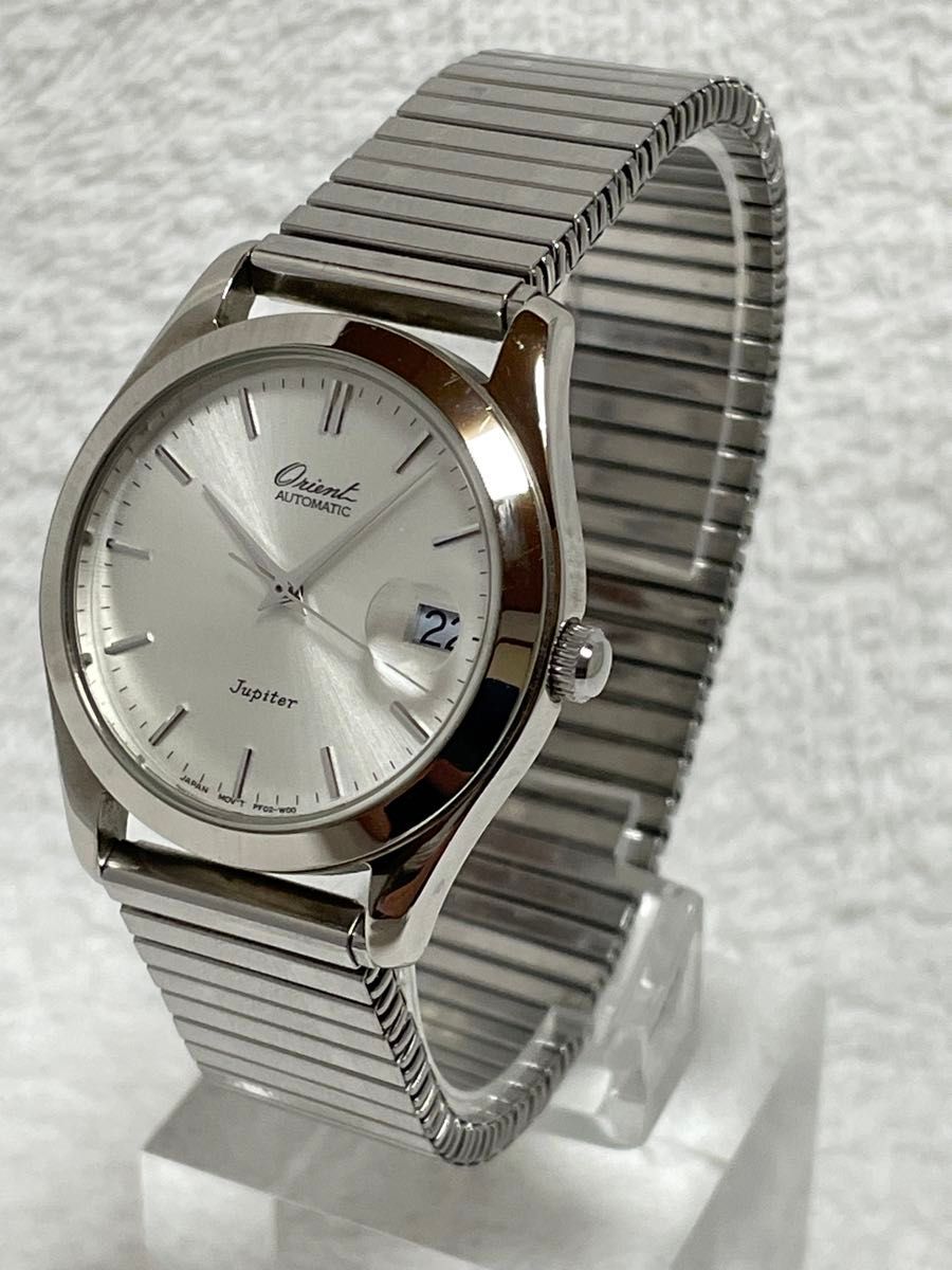 美品】ORIENT オリエント ジュピター 自動巻き【PF02】デイト 美品】ORIENT オリエント ジュピター 自動巻き【PF02】デイト