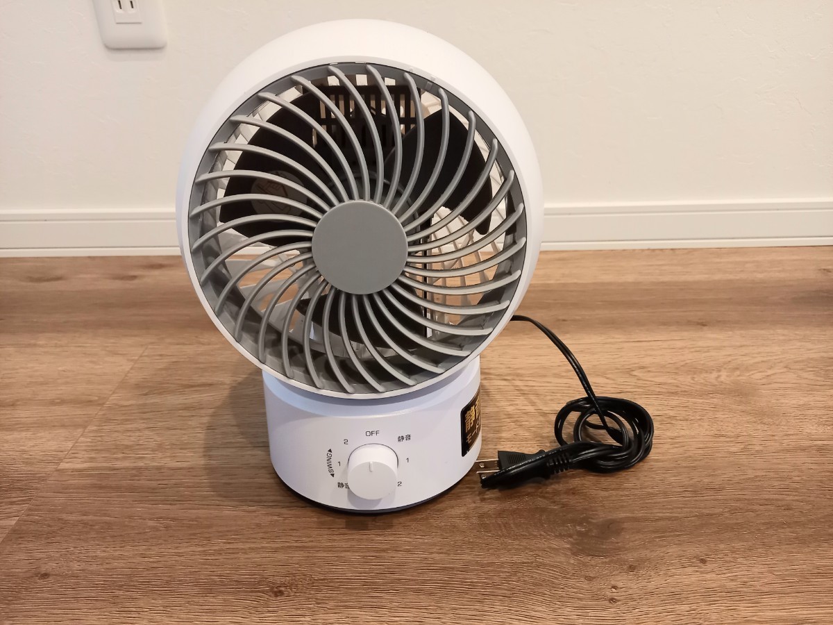 YAMAZEN mountain . circulator DHAS-FKW15(WH) white quiet sound neck .. air conditioning electric fan electrification has confirmed storage used present condition goods k714