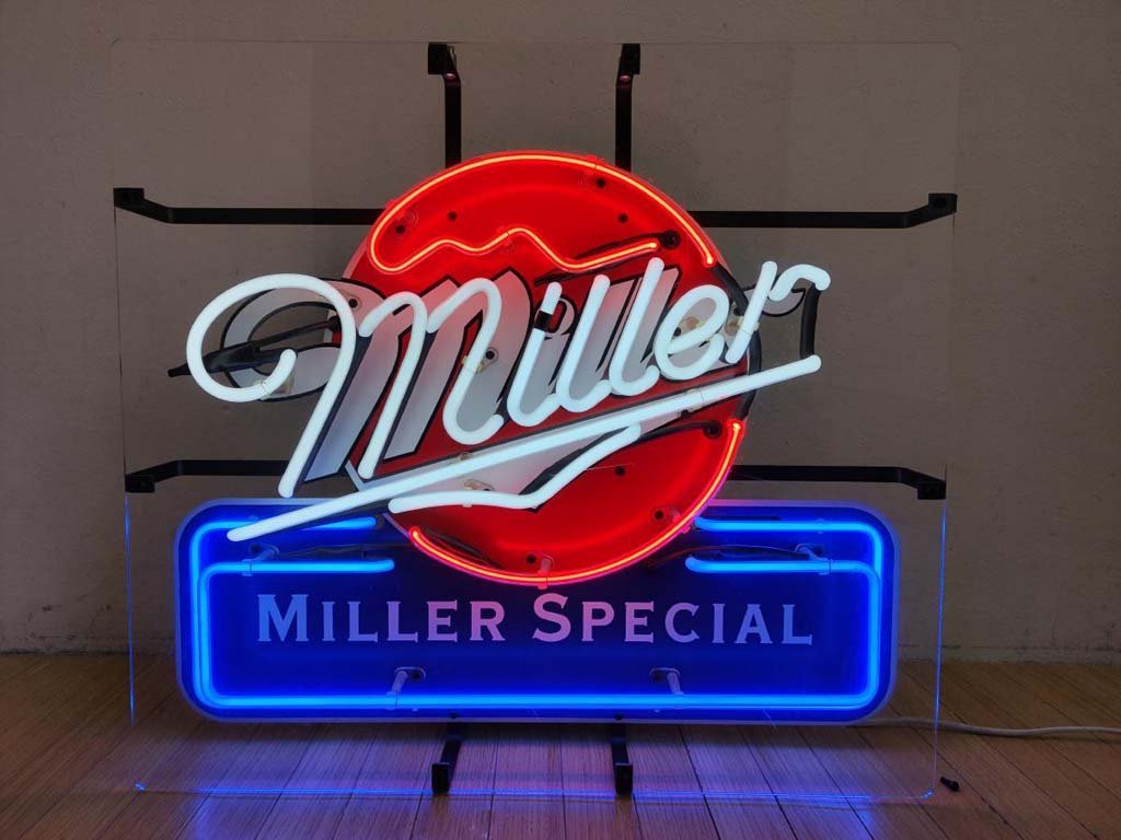 ★ネオン管 MILLER SPECIAL ミラービール 屋内専用_画像1