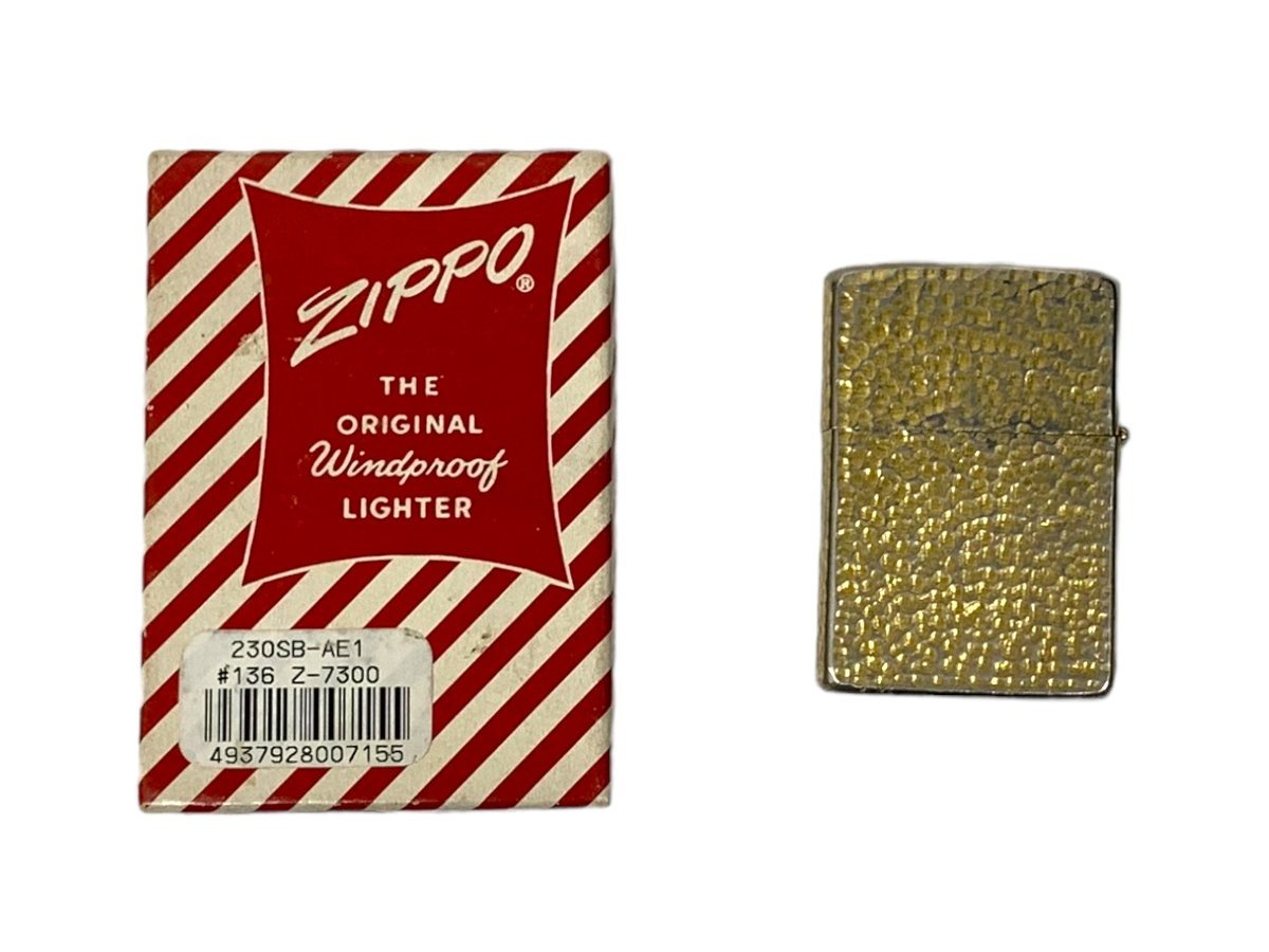 zippo (ジッポー) ハンマートーン 1980年製 オイルライター ゴールド 雑貨/036_画像6