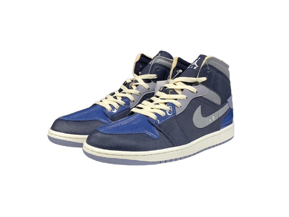 NIKE (ナイキ) AIRJORDAN1 MID CRAFT エアジョーダンミッド シーズナル クラフト スニーカー DR8868-400 29cm US11 ネイビー メンズ/025_画像1