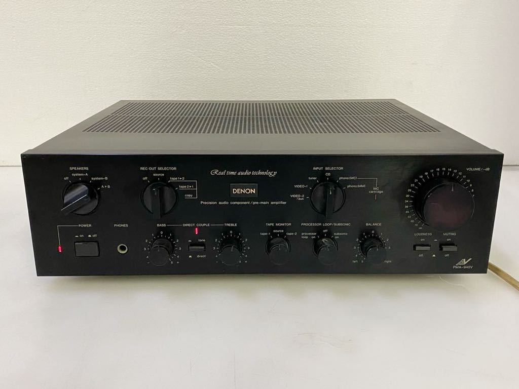 サ5767M★DENON　デノン　プリメインアンプ　PMA-940V★_画像1