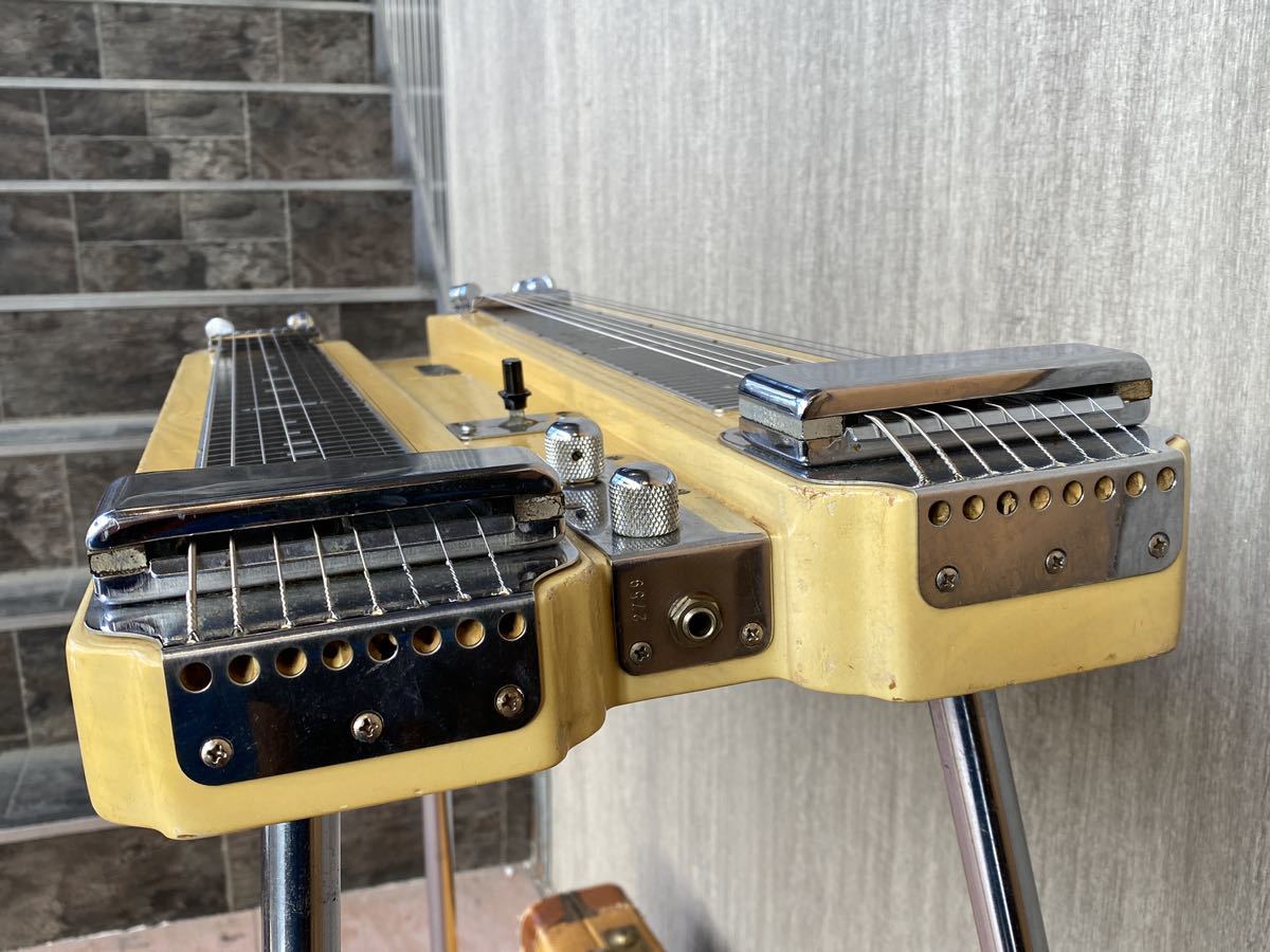 サ5804M★ヴィンテージ　FENDER　フェンダー　8弦　ダブルネック スチールギター　Dual Eight Steel Guitar★_画像6