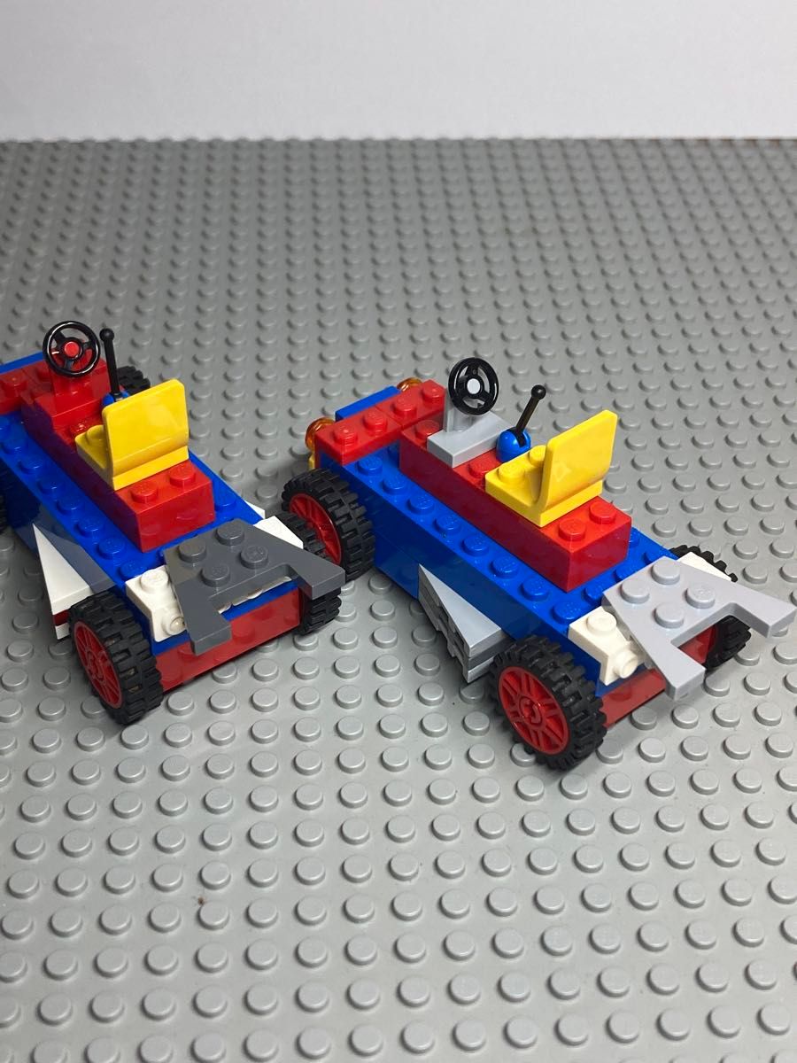 LEGO レゴバケツ　いろいろ自動車2台分のタイヤパーツ他セット