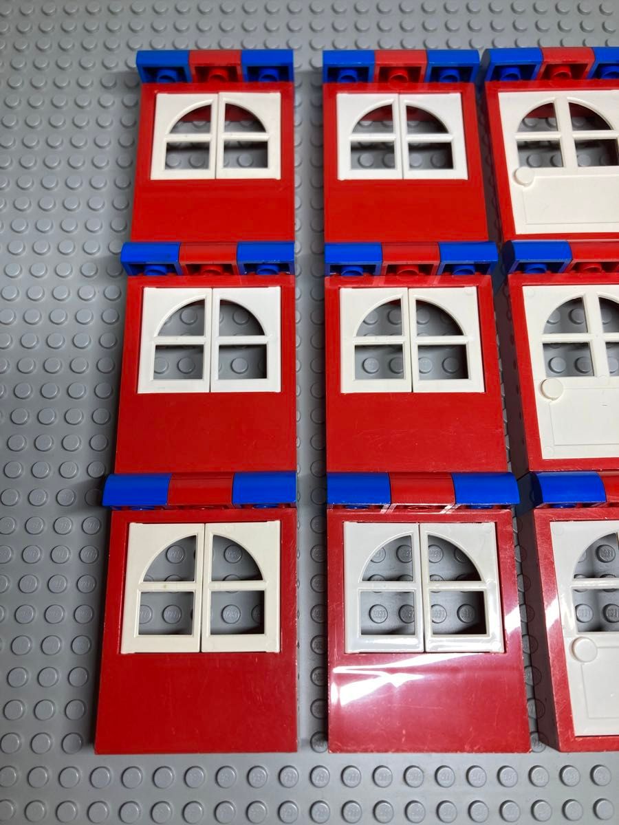 LEGO レゴ　バケツ　窓ドアパーツカラフルひさし付きバージョンセット