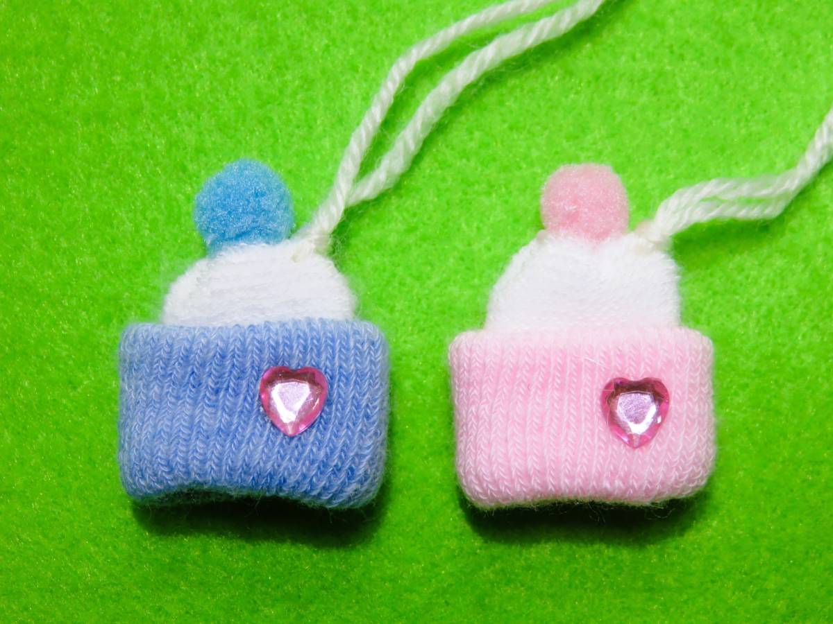 [* Mini knitted prevention wrapping ornament 2 piece *]u Eddie ng gift decoration . table decoration Valentine White Day etc. .