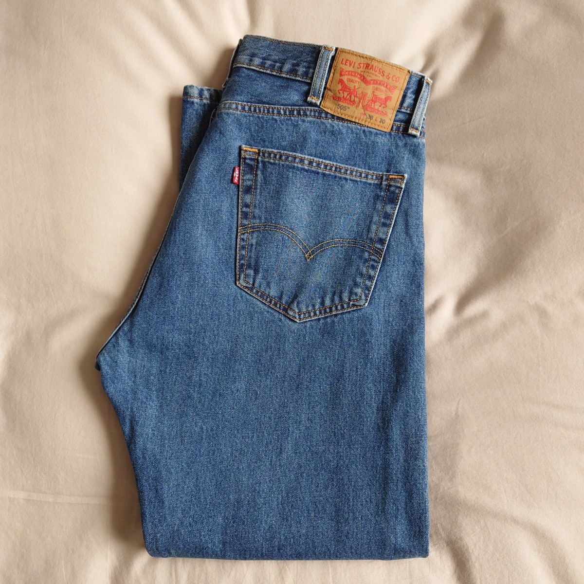 Levi's 505ジーンズ/デニムパンツ エジプト製/古着/W38L30【YLV1839】_画像1