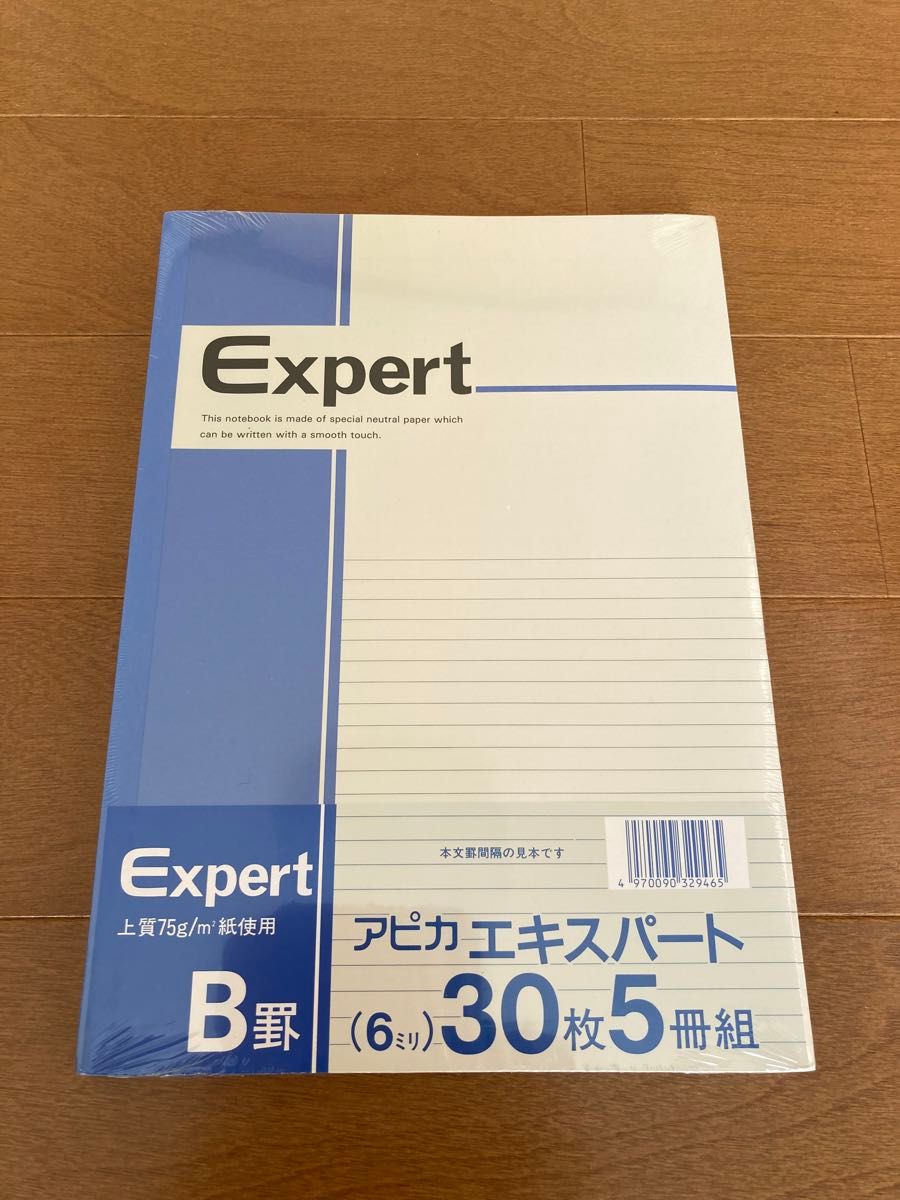 アピカ ノート Expert B罫 ６mm 30枚 ５冊組