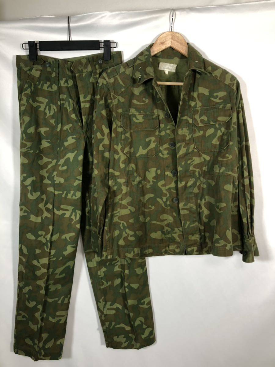 北ベトナムベトナム　NVA　ベトナム戦争　戦後品　カモフラージュ　衣類　実物　放出品　複数在庫　NAM戦　迷彩　中古品　D