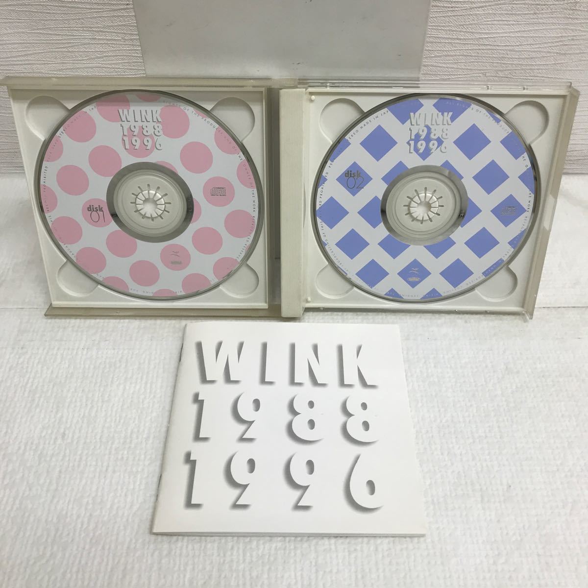 Y0116A WINK ウィンク MEMORIES メモリーズ 1988-1996 CD 2枚組 アルバム 邦楽 ポリスター 鈴木早智子 相田翔子 _画像4