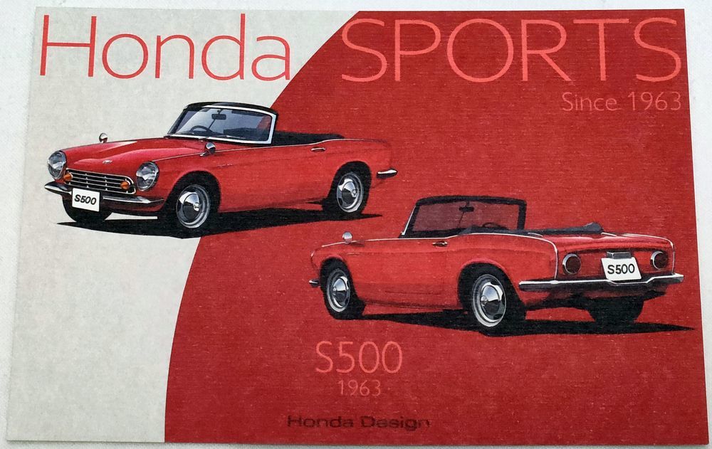 Honda SPORTS ポストカード 5枚セット S500 S600 S800 S2000 S660
