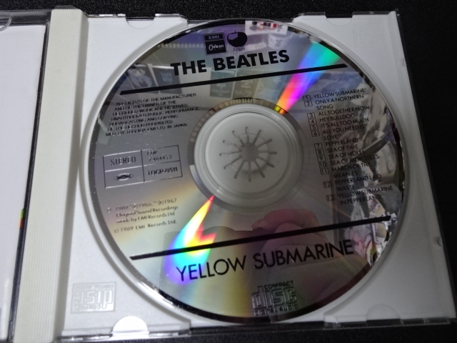 THE BEATLES（ザ・ビートルズ）「YELLOW SUBMARINE」1995年日本盤TOCP-8511_画像2