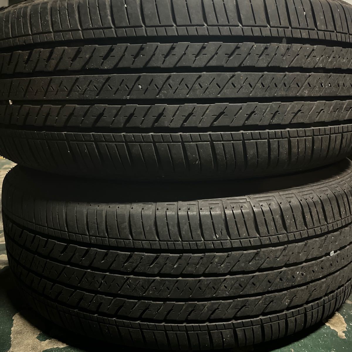 ハイエース流用に！ ハイラックス GUN125 後期 純正 ホイール 215/60R17 225/60R17 7.5J 17inc off+30 Tマーク バリ山 4本セット 売切 美品_画像8