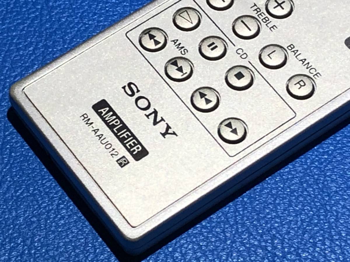 送料無料 中古 SONY プリメインアンプ リモコン RM-AAU012 「TA-F501」 除菌 清掃済 安心の保証有 (管理No 10-387)_画像3